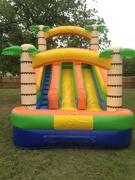 Island Tropical Dual Lane Slide Island Tropical Dual Lane Slide