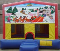 Christmas Panel Bounce House Christmas Panel Bounce House
